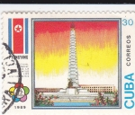 Stamps Cuba -  Festival Mundilal de la Juventud-Pyongyang