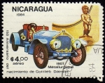 Stamps Nicaragua -  150 Aniversario del nacimiento de Gottlieb Daimler