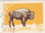 Sellos de America - Cuba -  Bisonte