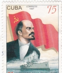 Stamps Cuba -  80 Aniversario de la revolución socialista de octubre