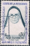 Sellos de Europa - Francia -  HÉROES DE LA RESISTENCIA. MADRE ELISABETH. Y&T Nº 1291