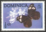 Stamps Dominica -  420 - Mariposa myscelia antholia