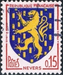 Sellos de Europa - Francia -  ESCUDOS DE PROVINCIAS 1962-65. NEVERS. Y&T Nº 1354