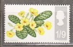 Stamps United Kingdom -  Flores  