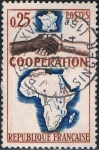 Sellos de Europa - Francia -  COOPERACIÓN CON AFRICA Y MADAGASCAR. Y&T Nº 1432