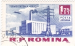 Sellos del Mundo : Europe : Romania : Central térmica en -Brazi-