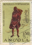 Sellos de Africa - Angola -  Mujer quinsasa