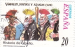Stamps : Europe : Spain :  Historia de España-  VANDALOS, SUEVOS Y ALANOS     (N)