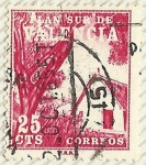 Stamps : Europe : Spain :  PLAN SUR DE VALENCIA