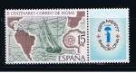 Sellos de Europa - Espa�a -  Edifil  2437  Correo de Indias. Espamer´77  II Cente. de la Real Ordenanza reguladora del Correo Mar