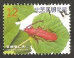 Stamps Taiwan -  Coleoptero Pyrestes curticornis