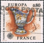 Sellos de Europa - Francia -  EUROPA 1976. CERÁMICA DE ESTRASBURGO Y&T Nº 1877