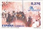 Stamps Spain -  Entrada de Toros  y caballos en Segorbe     (N)