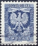 Stamps Poland -  Eagle (with a roman X)