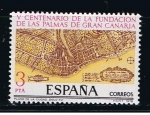 Stamps Spain -  Edifil  2477  V Cente. de la Fundación de Las Palmas de Gran Canaria.  