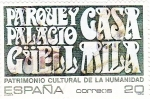 Stamps Spain -  Patrimonio Cultural de la Humanidad- PARQUE Y PALACIO CASA GÜELL MILA       (N)