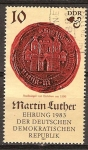 Stamps Germany -  500 aniversario de Martin Luther