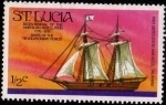 Sellos del Mundo : America : Santa_Lucia : Bicentennial of the American Revolution 1776-1976