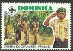 Sellos de America - Dominica -  Boy Scout