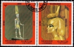 Sellos de Asia - Emiratos �rabes Unidos -  AMUN - TUTANKHAMON