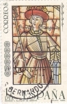 Stamps Spain -  Enrique II -Alcázar de Segovia       (Ñ)