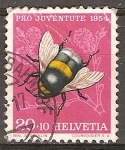 Sellos de Europa - Suiza -  Pro juventud (abeja).