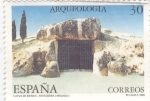 Stamps Spain -  ARQUEOLOGIA- Cueva de Menga-Antequera (Málaga)      (Ñ)