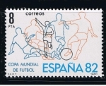 Sellos de Europa - Espa�a -  Edifil  2570  Campeonato Mundial de Fútbol España´82.  