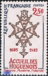 Sellos de Europa - Francia -  ACOGIDA DE LOS HUGONOTES. M 1983