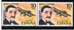 Stamps Spain -  Edifil  2596  Pioneros de la Aviación.  