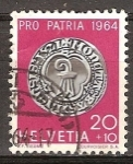 Stamps Switzerland -  Pro Patria (Moneda de plata de 1521 con los brazos Basilea ).