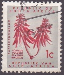 Stamps South Africa -  flores