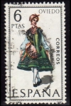 Stamps Spain -  1969 Trajes tipicos españoles. Oviedo - Edifil:1909