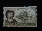 Sellos de Europa - Espa�a -  JUAN SEBASTIAN ELCANO