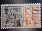 Stamps United States -  LIBERTY  FOR ALL..