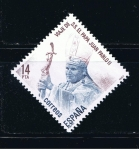 Stamps Spain -  Edifil  2675 Visita de S.S. el Papa Juan Pablo II a España.  