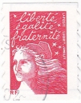 Stamps France -  Liberte, igalite y fraternité -Marianne  RF