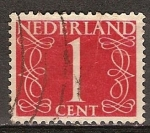 Sellos de Europa - Holanda -  Numeral.