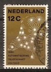 Stamps Netherlands -  1962 teléfono automatización completa.