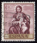 Sellos del Mundo : Europa : Espa�a : 1969 Alonso Cano. Virgen con el Niño - Edifil:1917