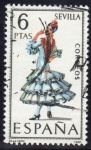 Stamps Spain -  1970 Trajes típicos españoles. Sevilla - Edifil:1958