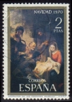 Sellos de Europa - Espa�a -  1970 Navidad. Adoración de los pastores. Murillo - Edifil:2003