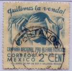 Stamps Mexico -  CAMPAÑA NACIONAL PRO ALFABETIZACION 
