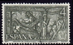 Sellos del Mundo : Europa : Espa�a : 1971 Año Santo Compostelano. Arqueta de Crlomagno. Alemania - Edifil:2013