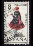 Stamps Spain -  1971 Trajes tipicos Españoles. Valladolid- Edifil:2015