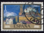 Sellos del Mundo : Europa : Espa�a : 1971 Día del sello.Zuloaga. Vista de Segovia - Edifil:2020