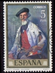 Stamps Spain -  1971 Día del sello.Zuloaga. Pablo Uranga - Edifil:2025