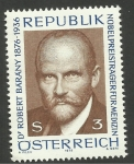 Stamps Austria -  1338 - Robert Barany, nobel de medicina