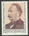 Sellos de Europa - Austria -  1392 - Emanuel Herrmann, inventor 