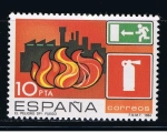 Stamps Spain -  Edifil  2733  Prevención de accidentes laborales.  